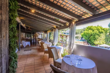 Salle de restaurant extérieur